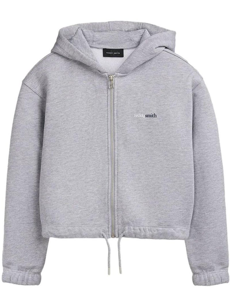 Sweat Fille Teddy Smith Gris Argenté - Kiabi
