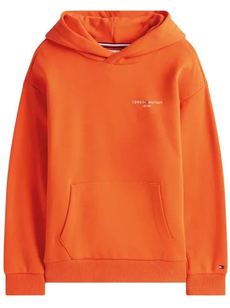 Sweat Fille Tommy Hilfiger Orange - Kiabi