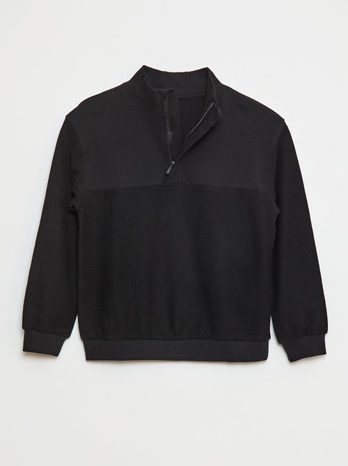Sweat forme loose col camionneur - Kiabi