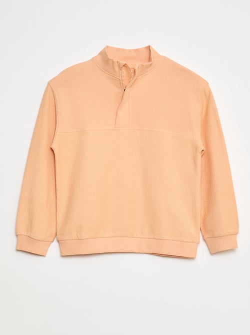 Sweat forme loose col camionneur - Kiabi