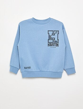 Sweat forme loose en molleton