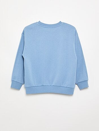 Sweat forme loose en molleton