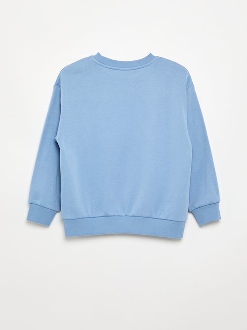 Sweat forme loose en molleton - Kiabi