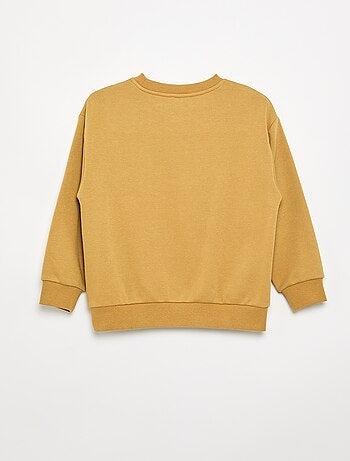 Sweat forme loose en molleton