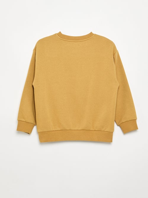 Sweat forme loose en molleton - Kiabi