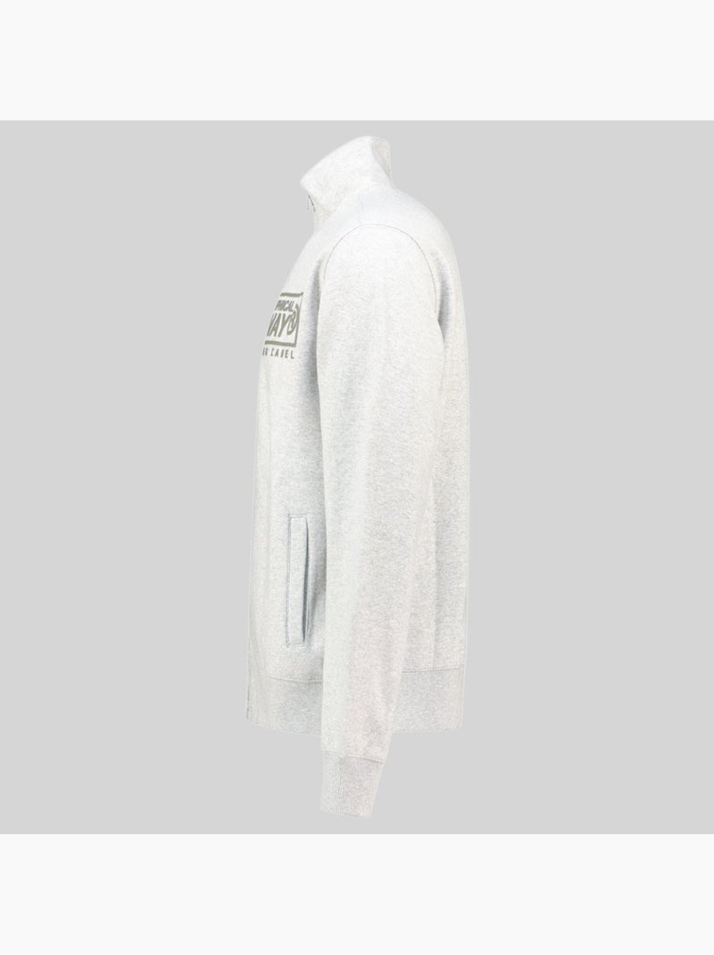 Sweat gantoine fz – geographical norway Gris clair - Kiabi