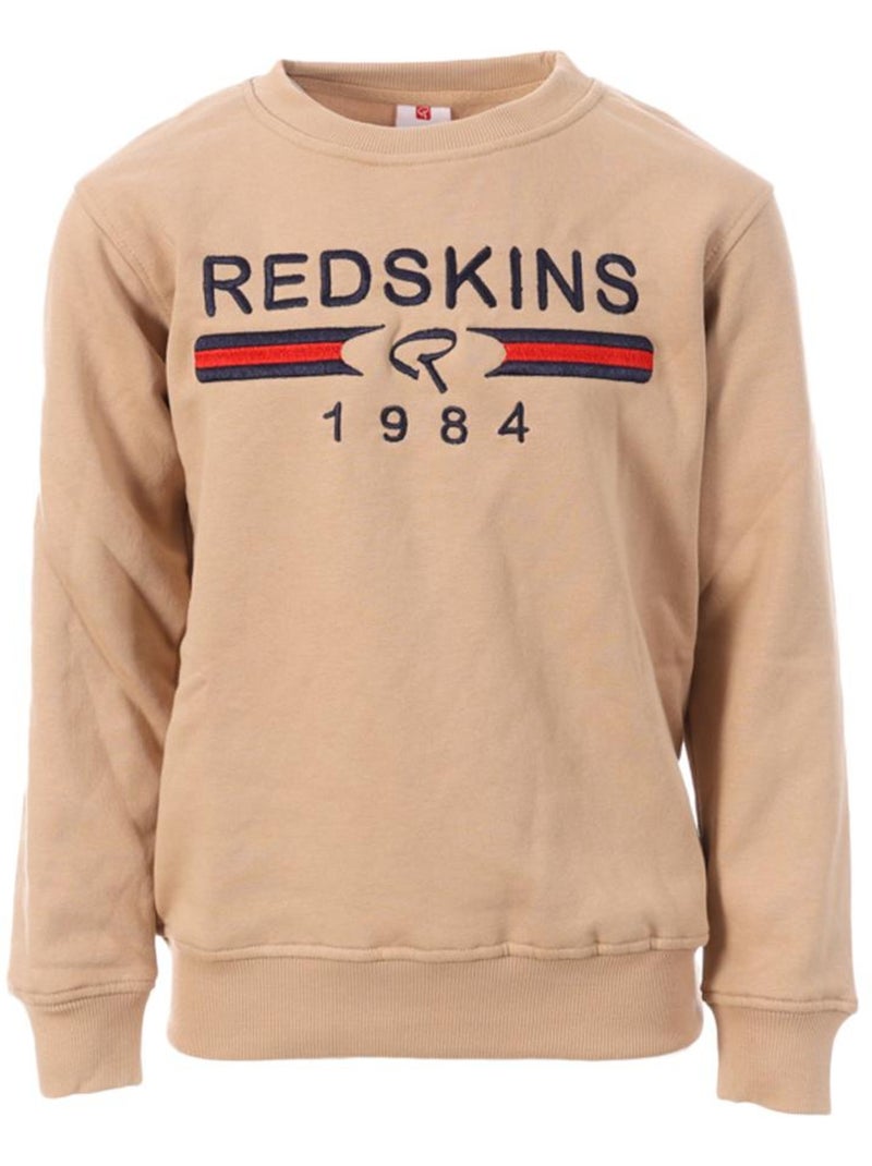 Sweat Garçon Redskins Beige - Kiabi