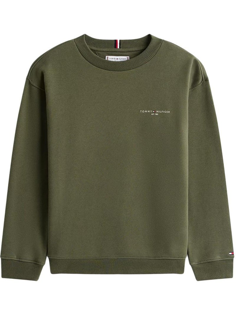 Sweat Garçon Tommy Hilfiger Vert - Kiabi
