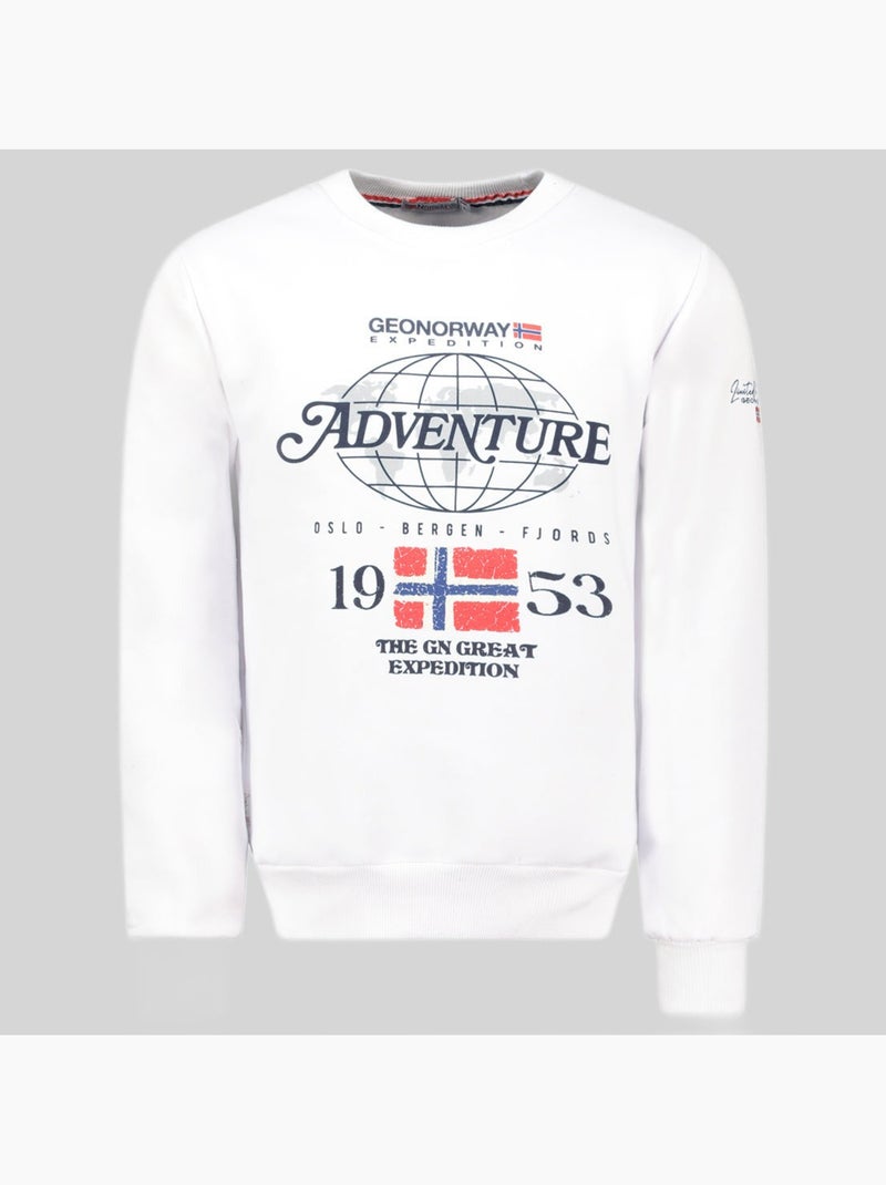 Sweat golkovitz – geographical norway Blanc - Kiabi