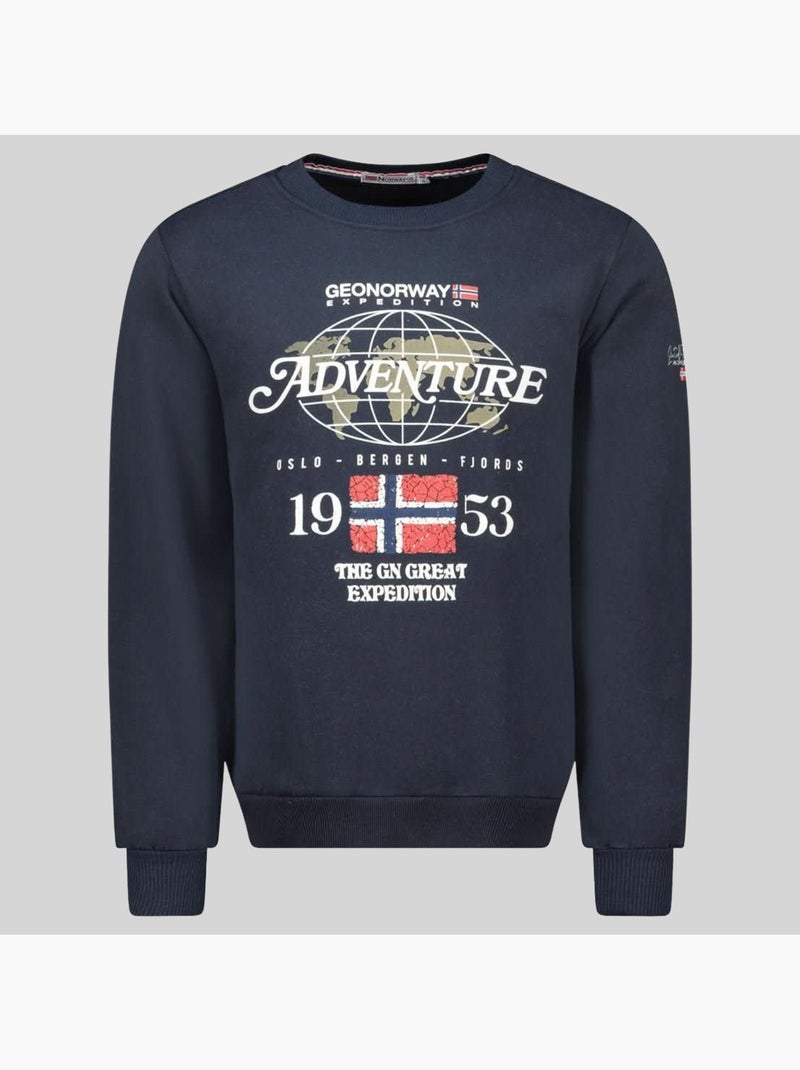 Sweat golkovitz – geographical norway Bleu marine - Kiabi
