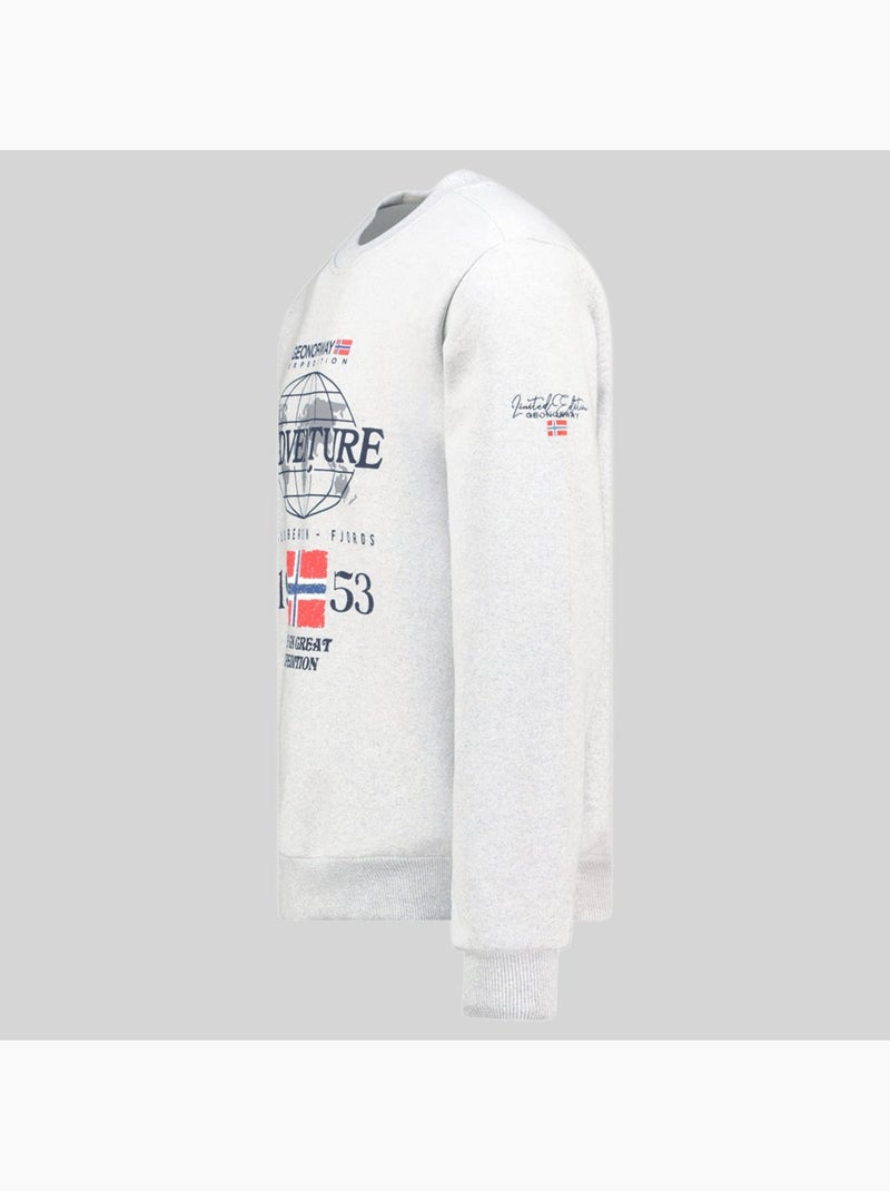 Sweat golkovitz – geographical norway Gris clair - Kiabi