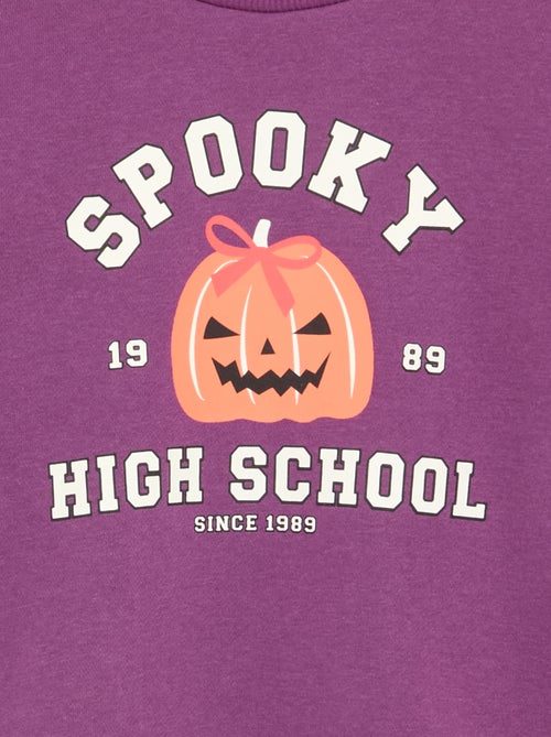 Sweat 'Halloween' en polaire - Kiabi