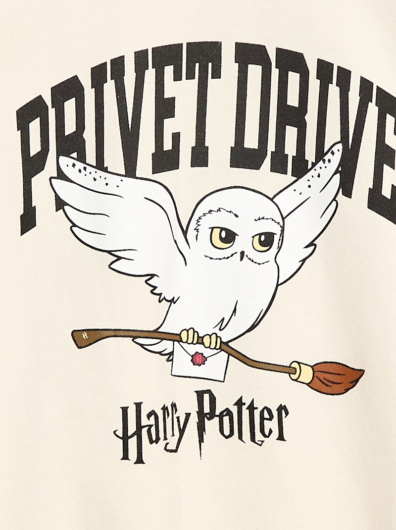 Sweat 'Harry Potter' en molleton gratté doux et chaud Blanc - Kiabi