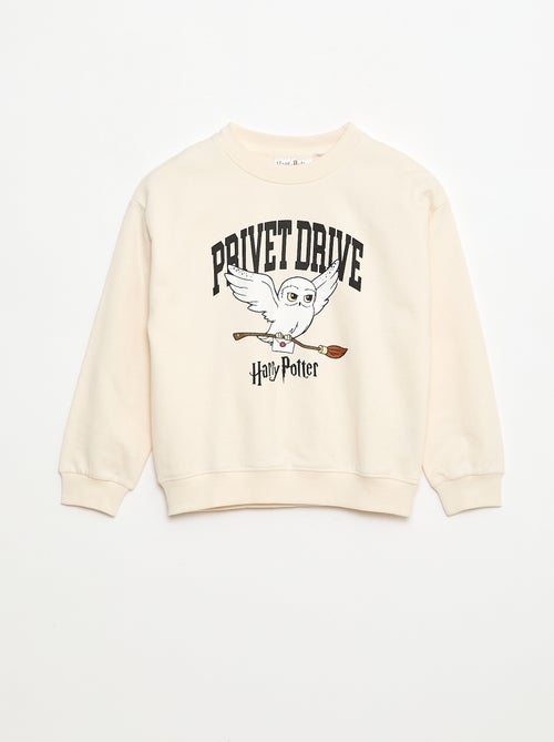 Sweat 'Harry Potter' en polaire coton - Kiabi