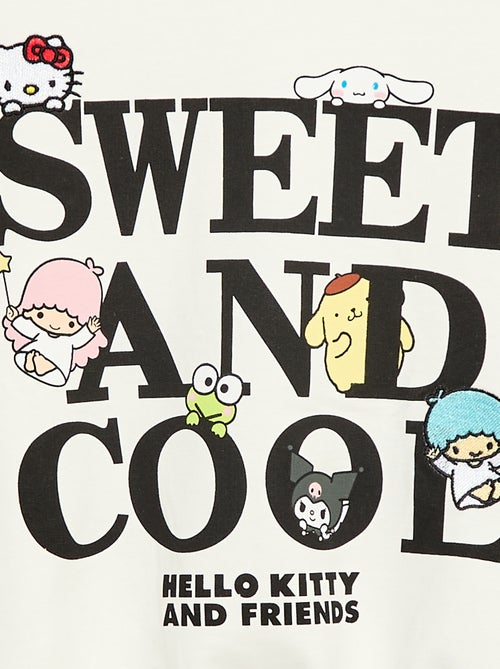 Sweat 'Hello Kitty' avec imprimés et broderies - Kiabi