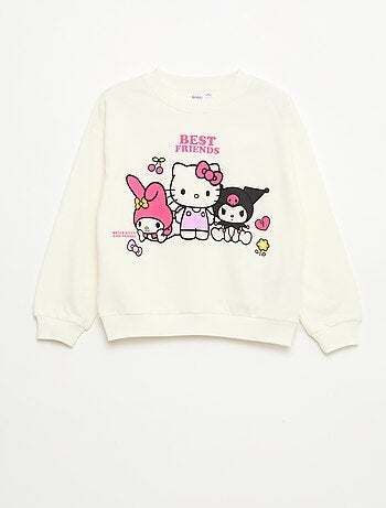Sweat 'Hello Kitty & Kuromi' col rond
