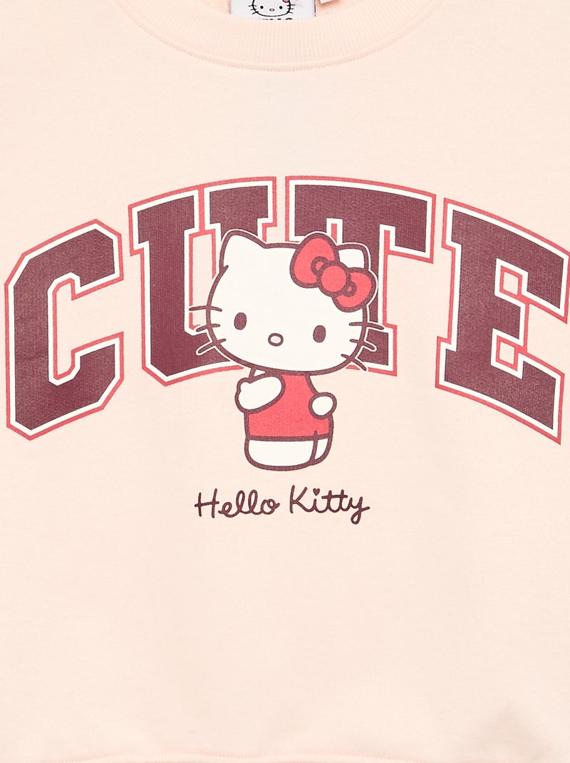 Sweat 'Hello Kitty' Rose - Kiabi