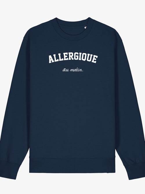 Sweat Homme - ALLERGIQUE AU MATIN - Kiabi Sweat Homme - ALLERGIQUE AU MATIN - Kiabi