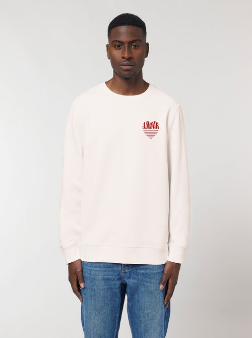 Sweat Homme - AMOUR COEUR 2 - Kiabi Sweat Homme - AMOUR COEUR 2 - Kiabi