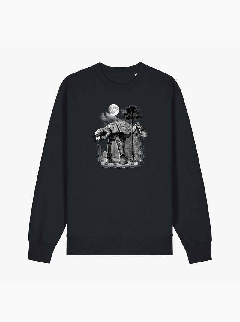 Sweat Homme - ATA PEE TIME Noir - Kiabi