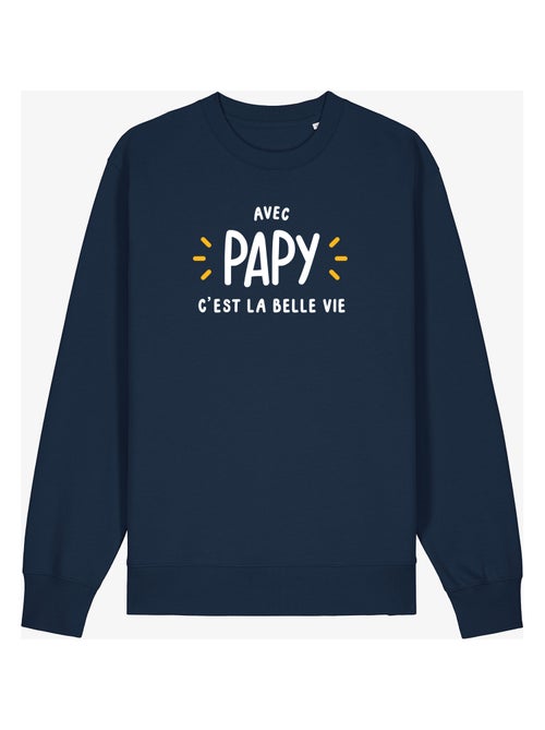 Sweat Homme - AVEC PAPY C'EST LA BELLE VIE - Kiabi Sweat Homme - AVEC PAPY C'EST LA BELLE VIE - Kiabi
