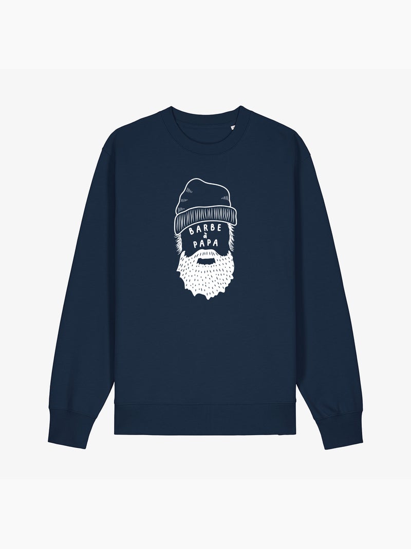 Sweat Homme - BARBE À PAPA Bleu marine - Kiabi