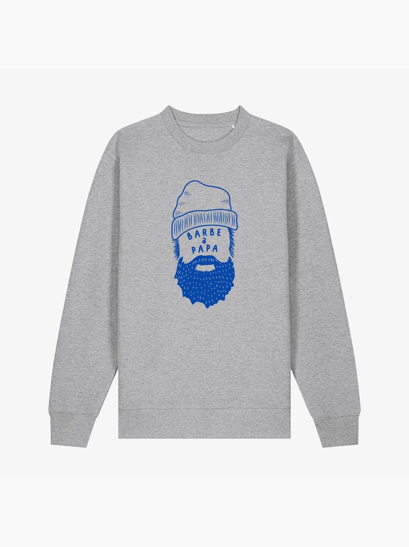 Sweat Homme - BARBE À PAPA Gris chiné - Kiabi