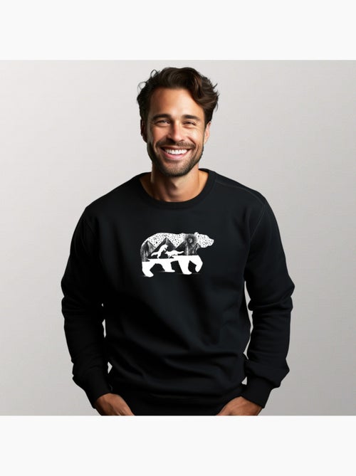 Sweat Homme - BEAR AND FOXES - Kiabi Sweat Homme - BEAR AND FOXES - Kiabi