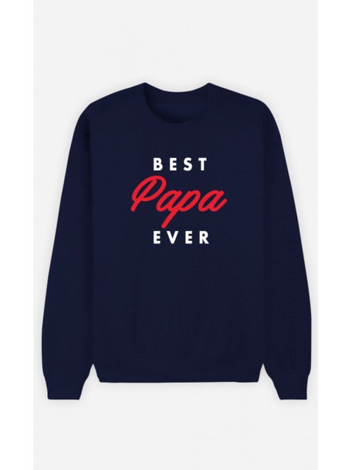 Sweat Homme - BEST PAPA EVER - Kiabi Sweat Homme - BEST PAPA EVER - Kiabi