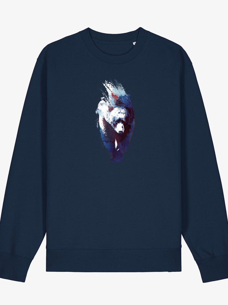 Sweat Homme - BLUE BEAR Bleu marine - Kiabi