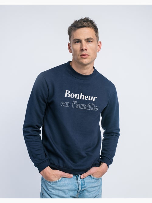Sweat Homme - BONHEUR EN FAMILLE - Kiabi Sweat Homme - BONHEUR EN FAMILLE - Kiabi
