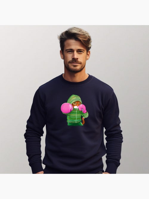 Sweat Homme - BOXING CAT GINGER - Kiabi Sweat Homme - BOXING CAT GINGER - Kiabi