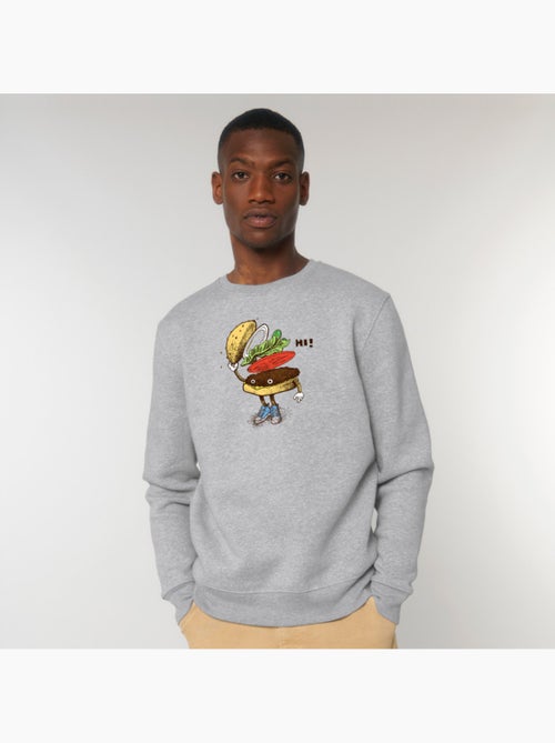 Sweat Homme - BURGER GREETING - Kiabi