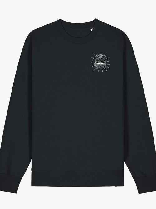 Sweat Homme - BURGER PUNK CŒUR - Kiabi Sweat Homme - BURGER PUNK CŒUR - Kiabi
