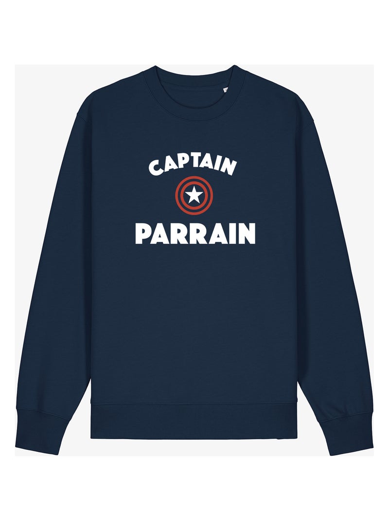 Sweat Homme - CAPTAIN PARRAIN Bleu marine - Kiabi