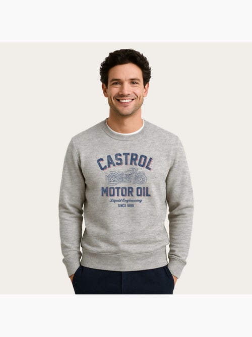 Sweat Homme - CASTROL LIQUID ENGINEERING - Kiabi Sweat Homme - CASTROL LIQUID ENGINEERING - Kiabi