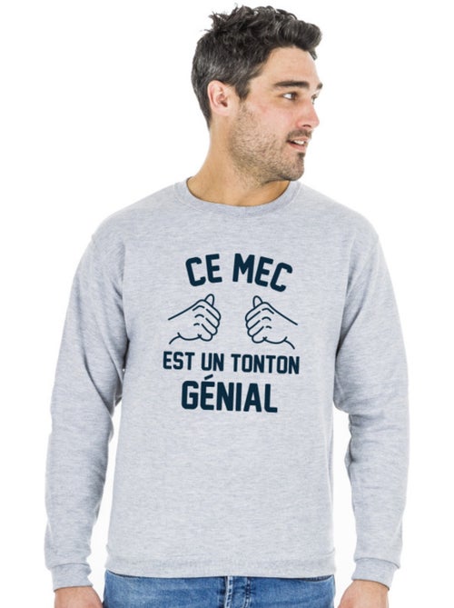 Sweat Homme - CE MEC EST UN TONTON GÉNIAL - Kiabi Sweat Homme - CE MEC EST UN TONTON GÉNIAL - Kiabi