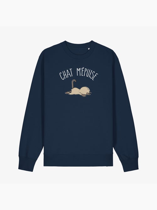 Sweat Homme - CHAT M'EPUISE - Kiabi