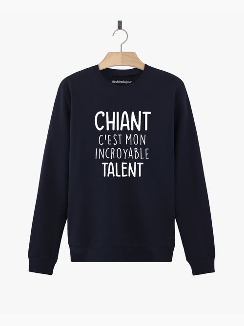 Sweat Homme - CHIANT C'EST MON INCROYABLE TALENT - Kiabi Sweat Homme - CHIANT C'EST MON INCROYABLE TALENT - Kiabi