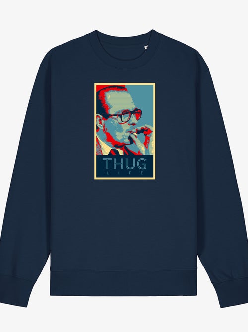 Sweat Homme - CHIRAC THUG LIFE - Kiabi Sweat Homme - CHIRAC THUG LIFE - Kiabi