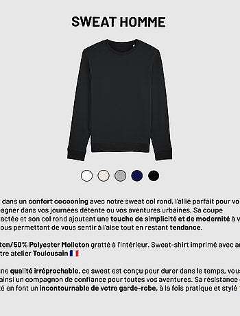 Sweat Homme - CHOUCHOU COEUR