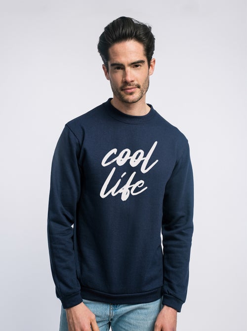 Sweat Homme - COOL LIFE WAF - Kiabi Sweat Homme - COOL LIFE WAF - Kiabi