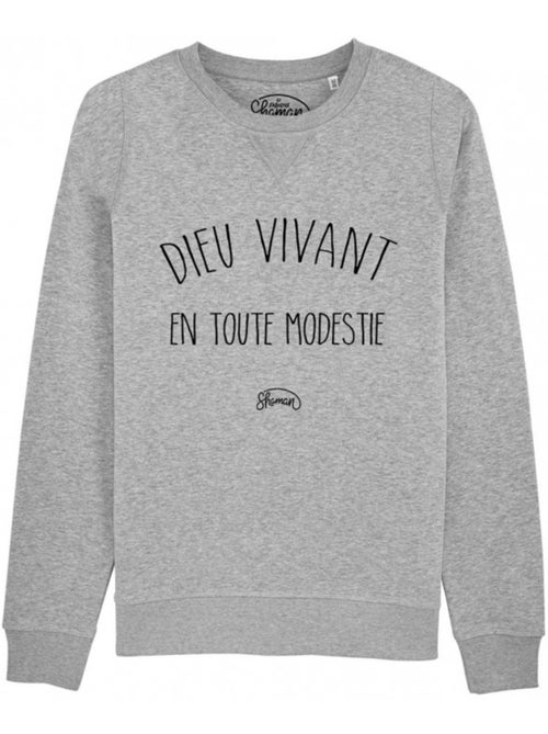 Sweat Homme - DIEU VIVANT EN TOUTE MODESTIE - Kiabi Sweat Homme - DIEU VIVANT EN TOUTE MODESTIE - Kiabi