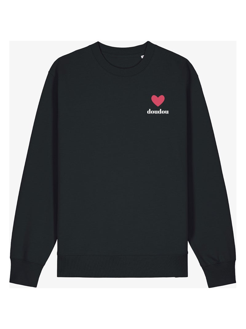 Sweat Homme - DOUDOU CŒUR Noir - Kiabi