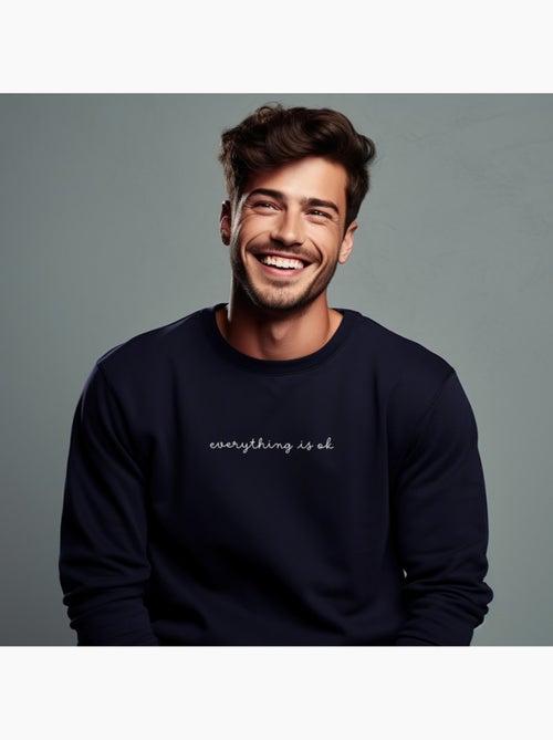 Sweat Homme - EVERYTHING IS OK - Kiabi Sweat Homme - EVERYTHING IS OK - Kiabi