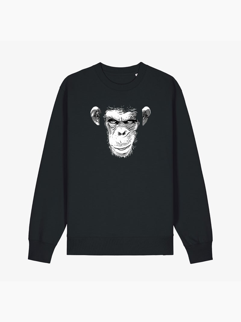 Sweat Homme - EVIL MONKEY Noir - Kiabi