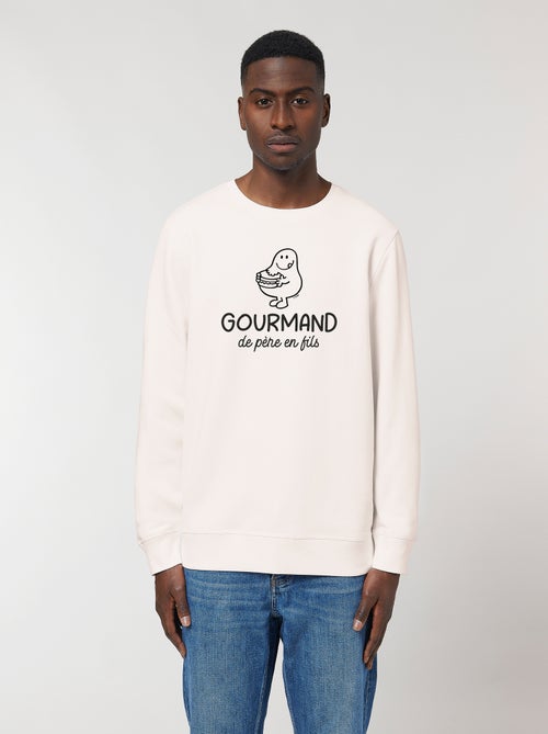 Sweat Homme - GOURMAND DE PERE EN FILS - Kiabi