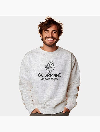 Sweat Homme - GOURMAND DE PERE EN FILS