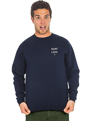 Sweat Homme - GRAND FRÈRE X CŒUR WAF