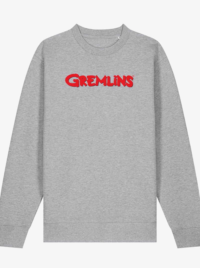 Sweat Homme - GREMLINS LOGO Gris chiné - Kiabi